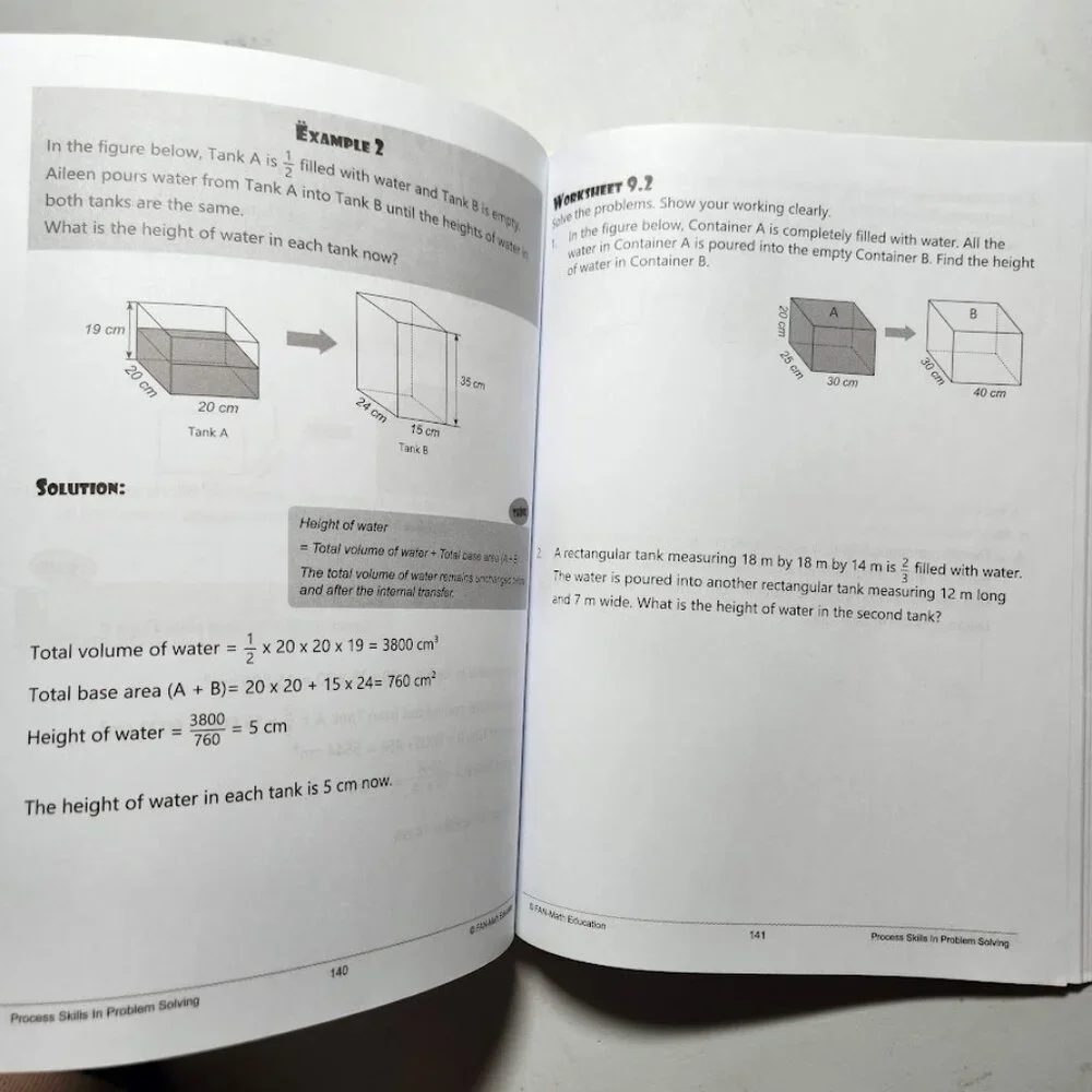 Fan Math Process Skills Level 6 Workbook Book 6th Grade Mathematics 978981072100